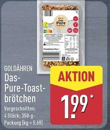 GOLDAHREN Das-Pure-Toast-brötchen