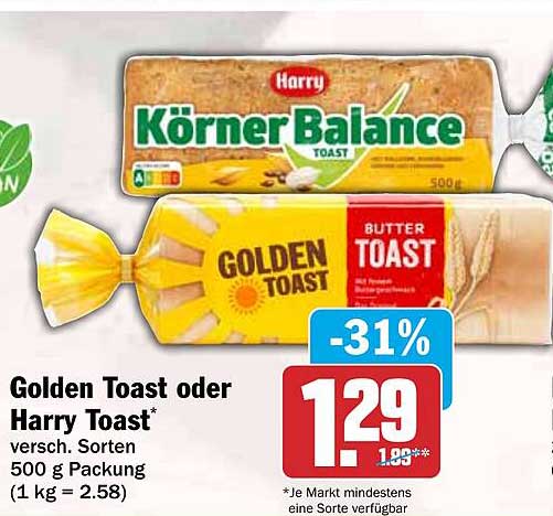 Golden Toast oder Harry Toast*