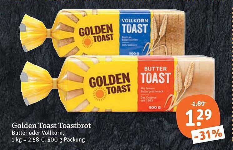 Golden Toast Toastbrot