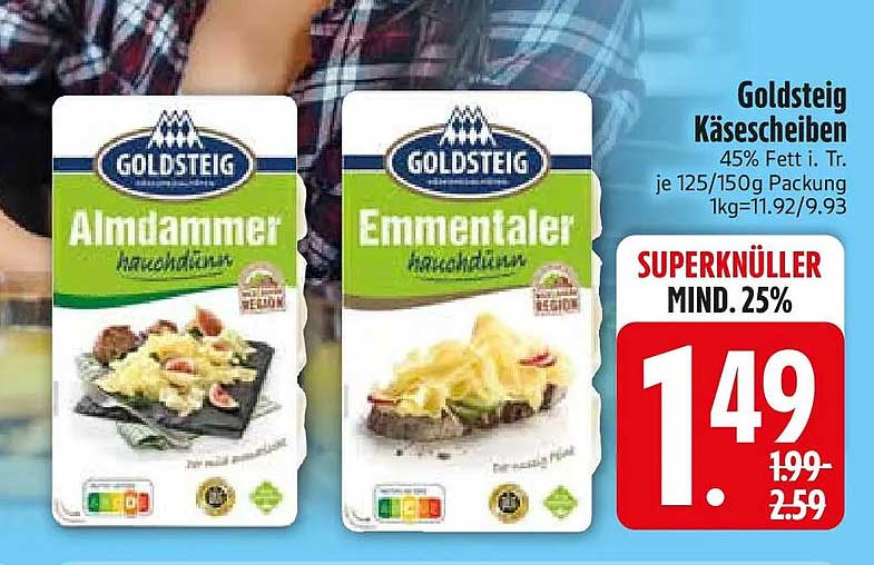 Goldsteig Käsescheiben