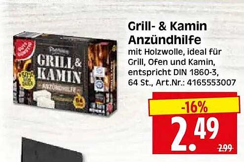 Grill- & Kamin Anzündhilfe