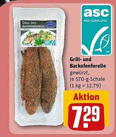 Grill- und Backofenforelle