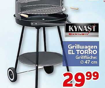 Grillwagen EL TORRO Grillfläche: Ø 47 cm