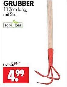 GRUBBER 112cm lang, mit Stiel