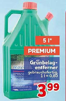 Grünbelag-entferner gebrauchsfertig, 5 l* PREMIUM