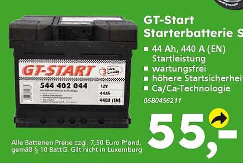 GT-Start Starterbatterie