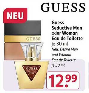 Guess Seductive Woman oder Woman Eau de Toilette je 30 ml