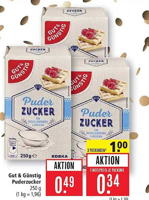 Gut & Günstig Puderzucker 250 g