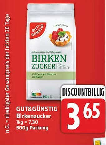GUT&GÜNSTIG Birkenzucker