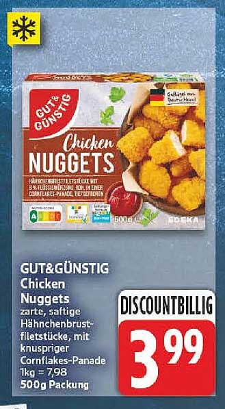 GUT&GÜNSTIG Chicken Nuggets