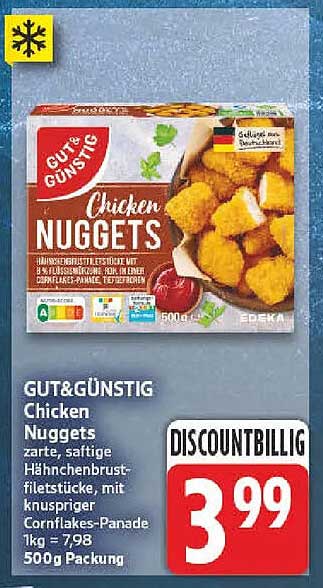 GUT&GÜNSTIG Chicken Nuggets