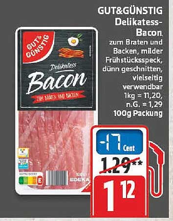 GUT&GÜNSTIG Delikatess-Bacon