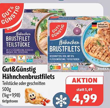 Gut&Günstig Hähnchenbrustfilets