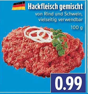 Hackfleisch gemischt