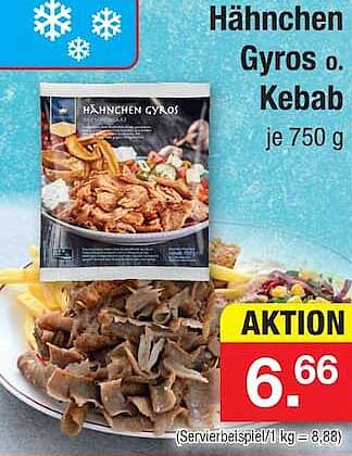 Hähnchen Gyros o. Kebab je 750 g