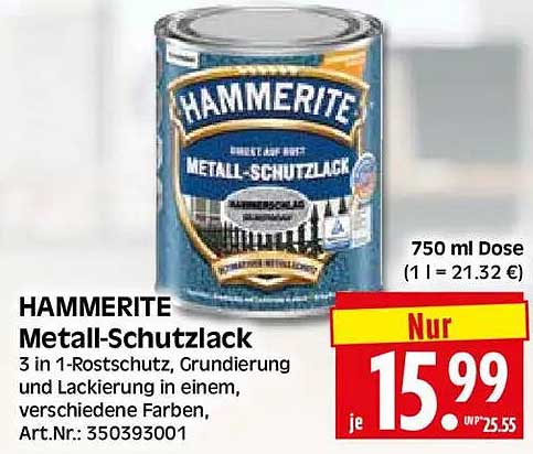 HAMMERITE Metall-Schutzlack