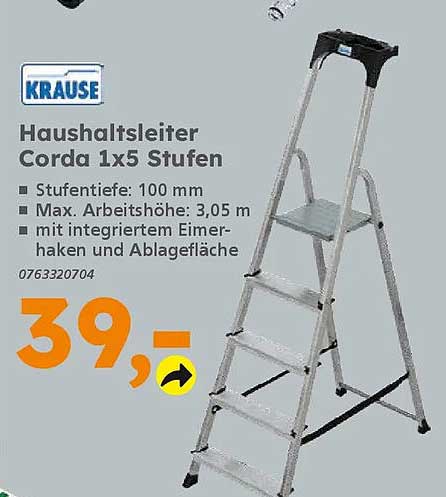 Haushaltsleiter Corda 1x5 Stufen