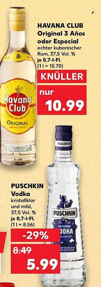 HAVANA CLUB Original 3 Años oder Especial
