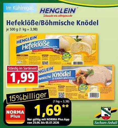 Hefeklöße/Böhmische Knödel
