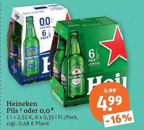Heineken Pils- oder o,0⁸