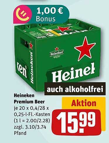 Heineken Premium Beer auch alkoholfrei