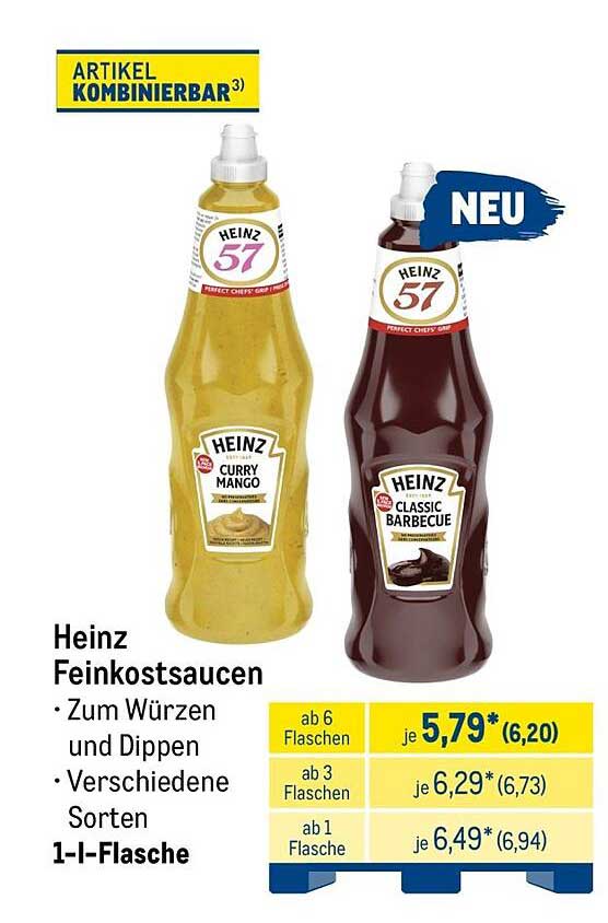 Heinz Feinkostsaucen
