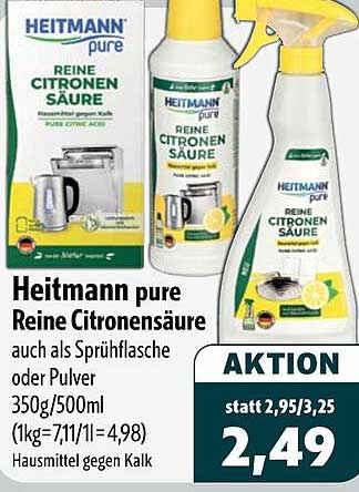 Heitmann pure Reine Citronensäure