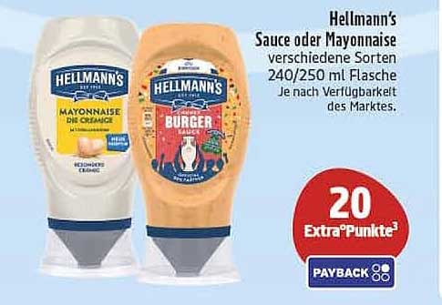 Hellmann’s Sauce oder Mayonnaise