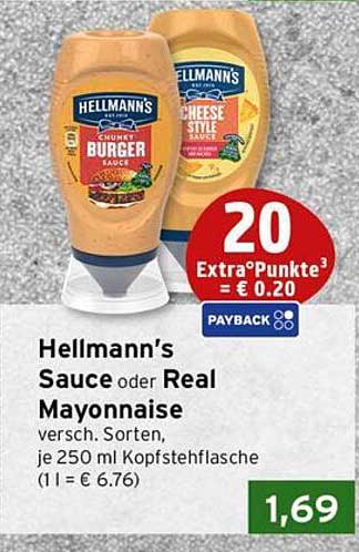 Hellmann’s Sauce oder Real Mayonnaise
