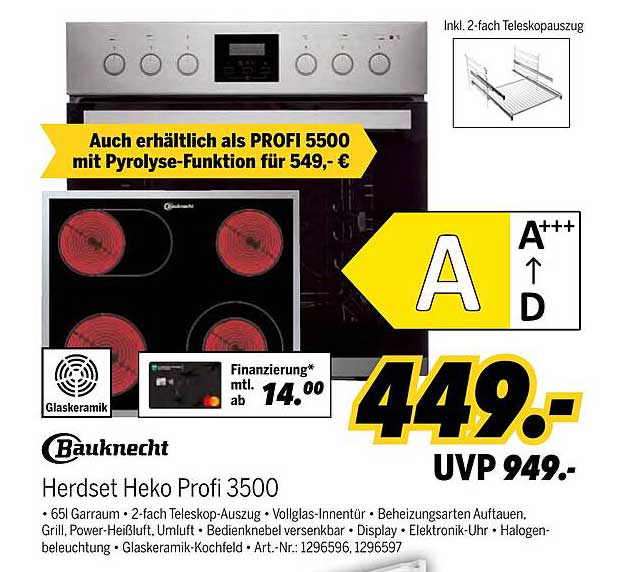 Herdset Heko Profi 3500