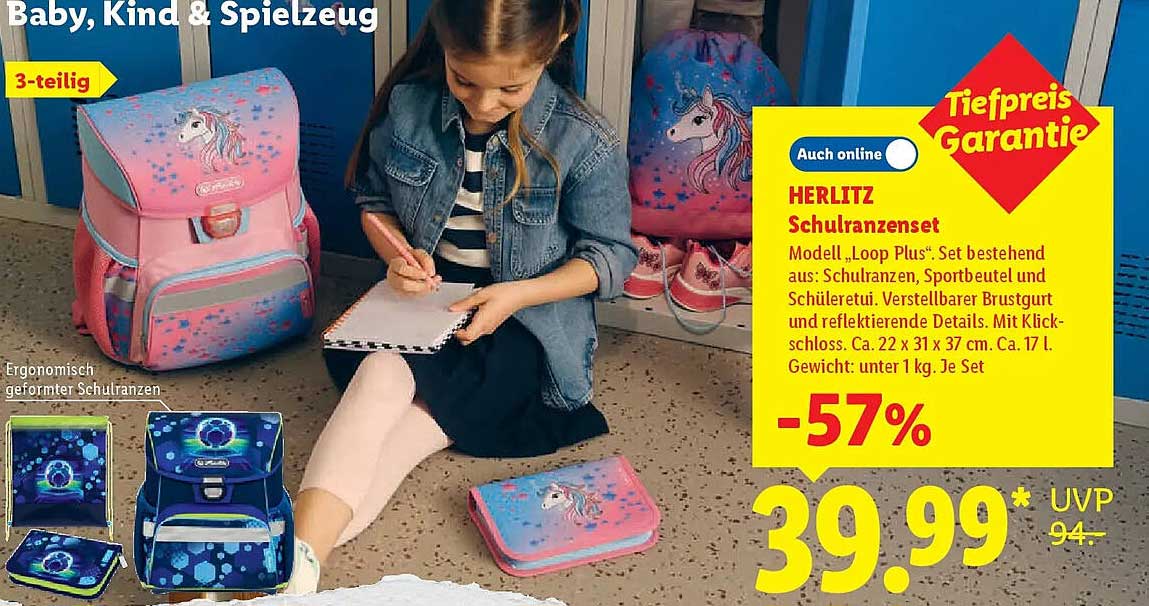 HERLITZ Schulranzenset