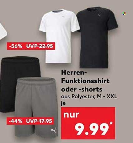 Herren-Funktionsshirt oder -shorts