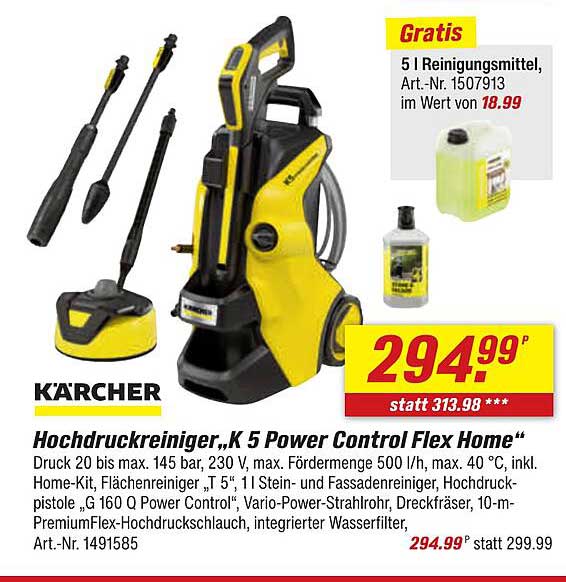 Hochdruckreiniger „K 5 Power Control Flex Home“