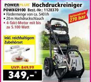 Hochdruckreiniger POWXG9100 Best.-Nr. 1128370