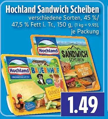 Hochland Sandwich Scheiben