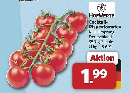 HOFWERTE Cocktail-Rispentomaten