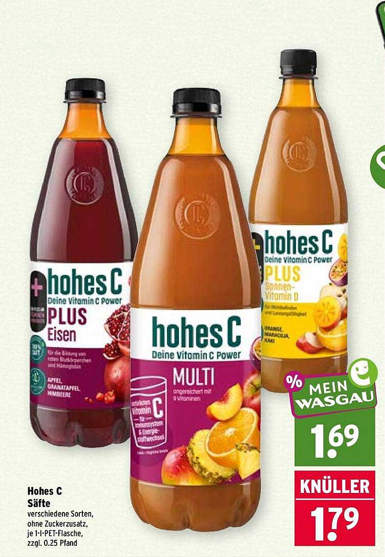 Hohes C Säfte