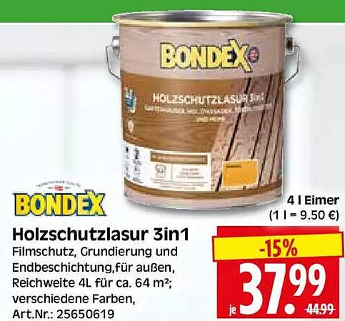Holzschutzlasur 3in1