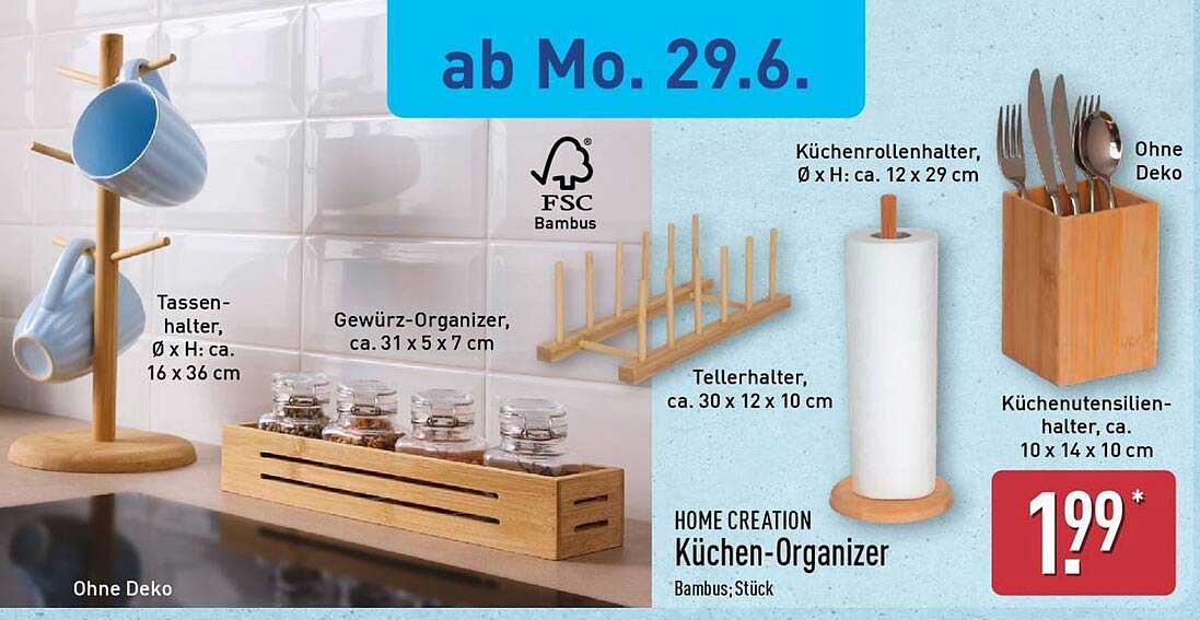 HOME CREATION Küchen-Organizer