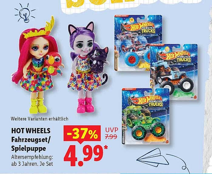 HOT WHEELS Fahrzeugset/Spielpuppe