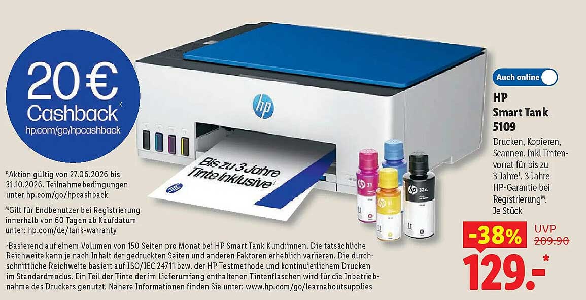 HP Smart Tank 5109
