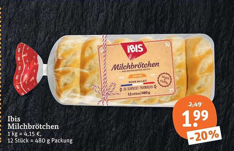 Ibis Milchbrötchen