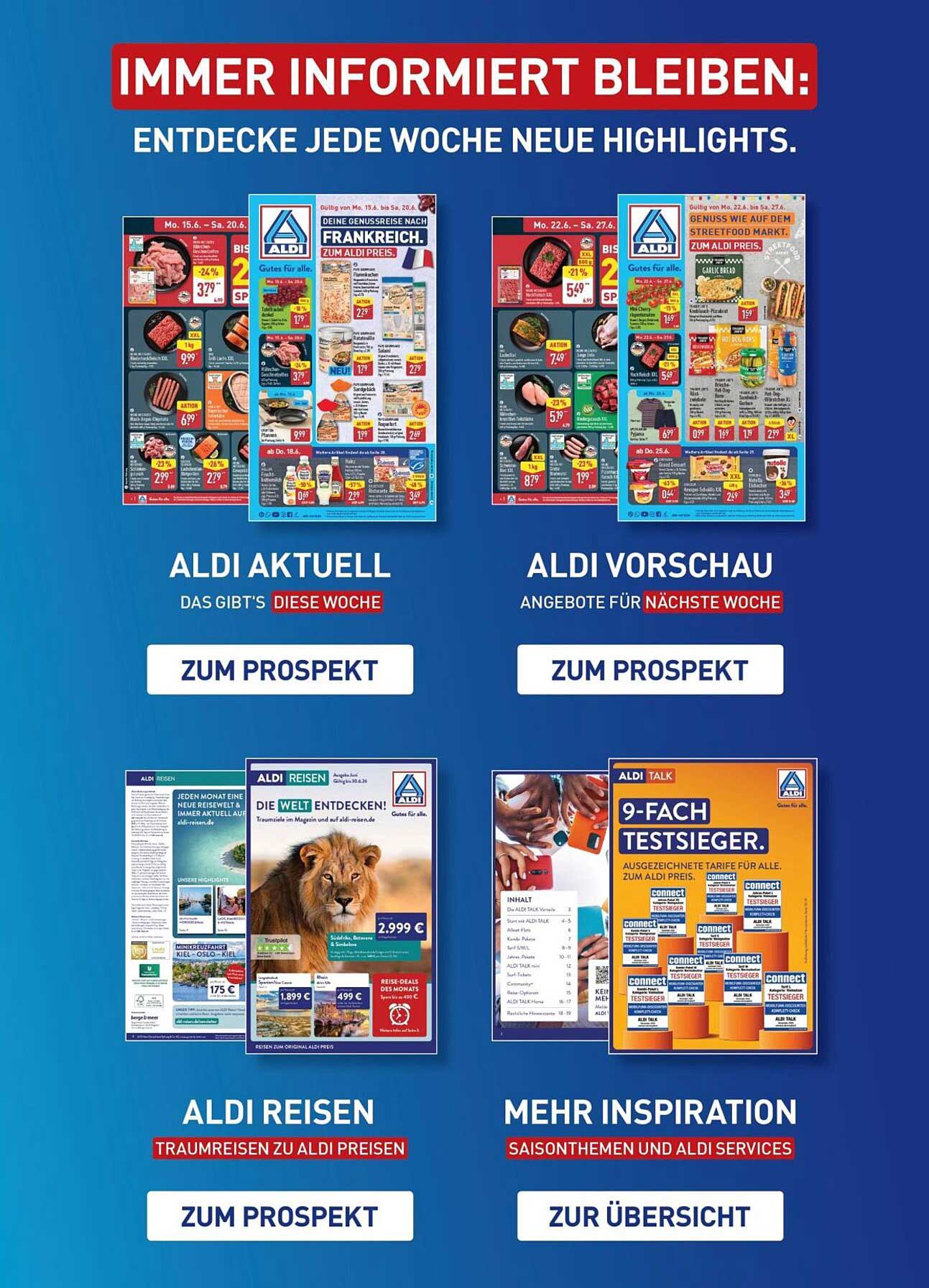 IMMMER INFORMIERT BLEIBEN: ENTDECKE JEDE WOCHE NEUE HIGHLIGHTS.