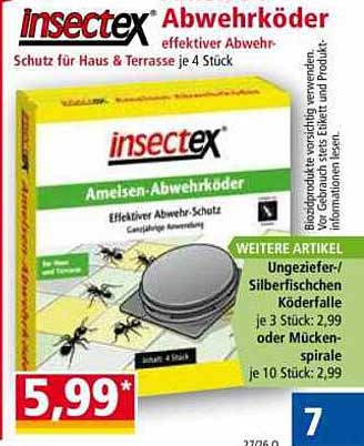 insectex Abwehrköder effektiver Abwehr-Schutz