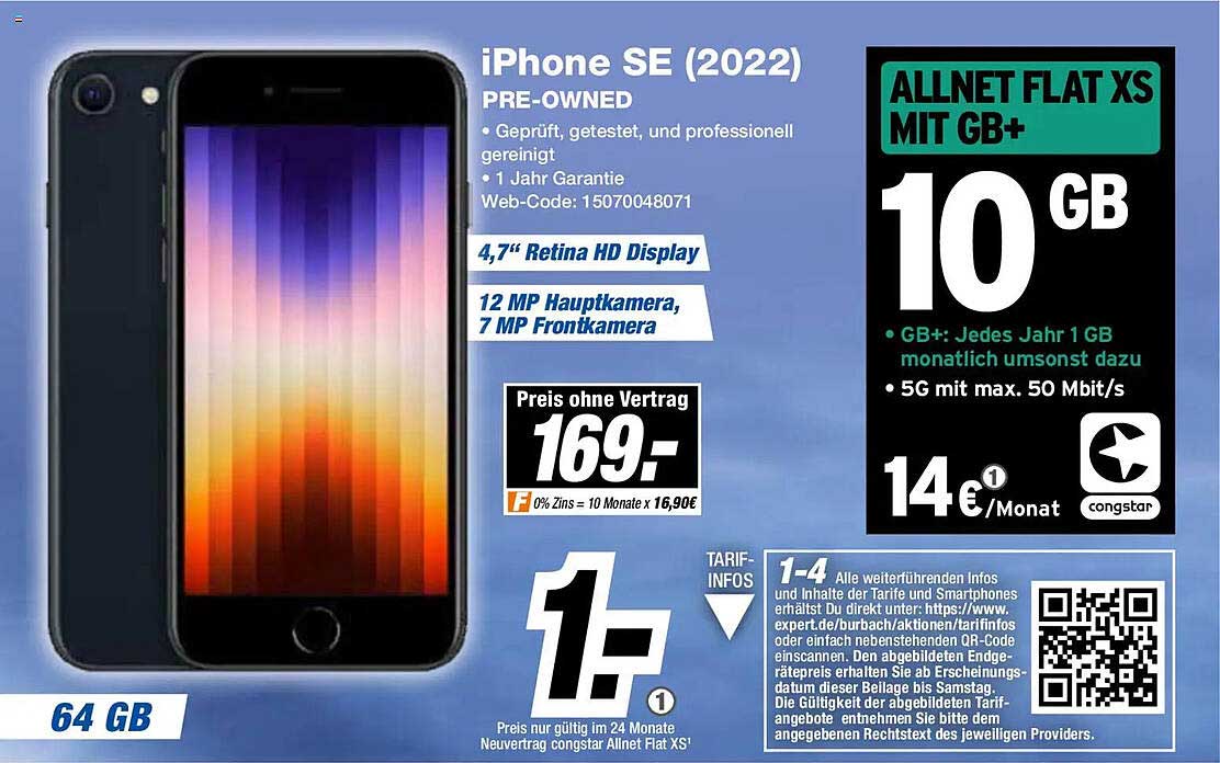 iPhone SE (2022) PRE-OWNED