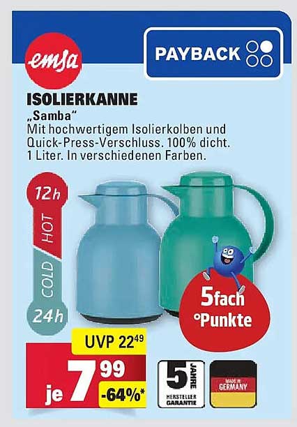 ISOLIERKANNE „Samba“