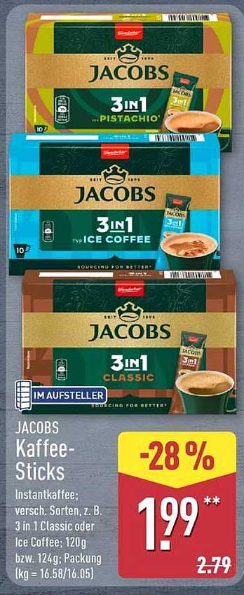 JACOBS Kaffee-Sticks