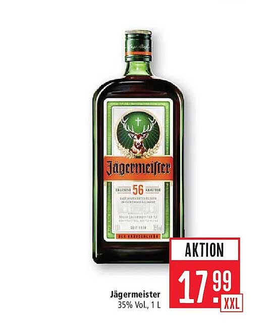 Jägermeister 35% Vol., 1 l