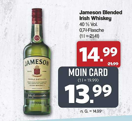 Jameson Blended Irish Whiskey
