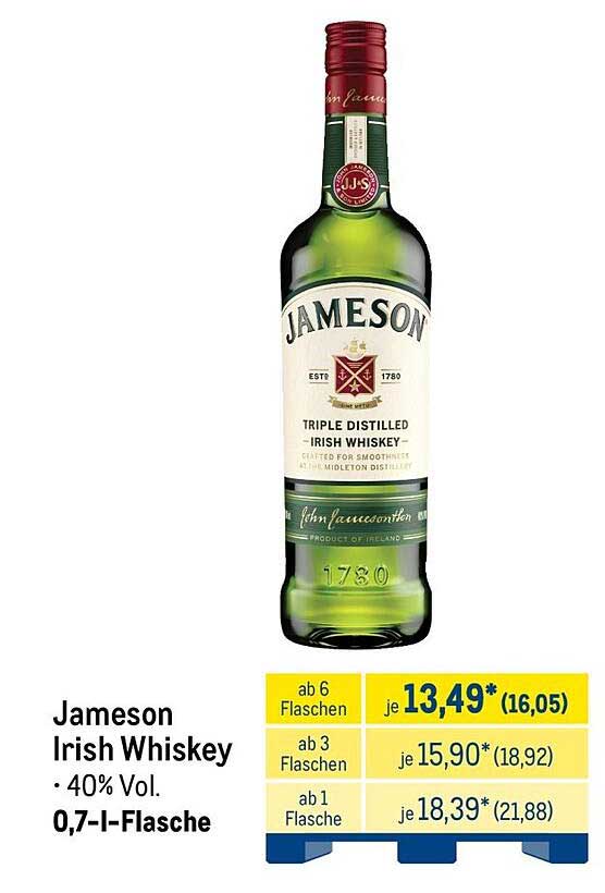 Jameson Irish Whiskey